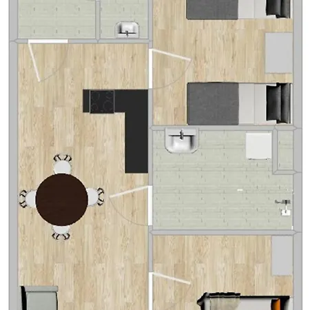 Aparthotel M2suites By Bestchoice - Messe - Parking - Self-check-in